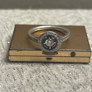 Pandora Vintage Allure Ring Sterling Silver CZ